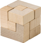 Wooden cube puzzle Amber
