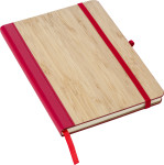 Caderno de PU e bambu Dorita