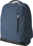 Polyester RPET (600D) backpack Celeste