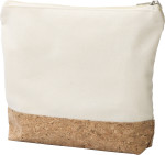 Cotton (220 gr/m2) cosmetic bag Teagan