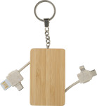 Porta-chaves de bambu Bianca