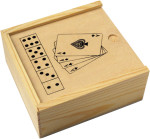 Caixa de madeira com jogo dados Myriam