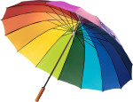 Paraguas multicolor de poliéster