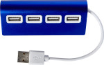 Hub en aluminium de 4 ports USB Leo