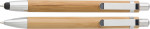 Kugelschreiber-Set 'Bamboo' aus Bambus