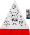 Nonwoven (80 gr/m²) Christmas hat Maryse