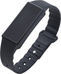 Smartwatch aus Edelstahl mit Silikonband Kenneth