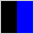 zwart/lichtblauw